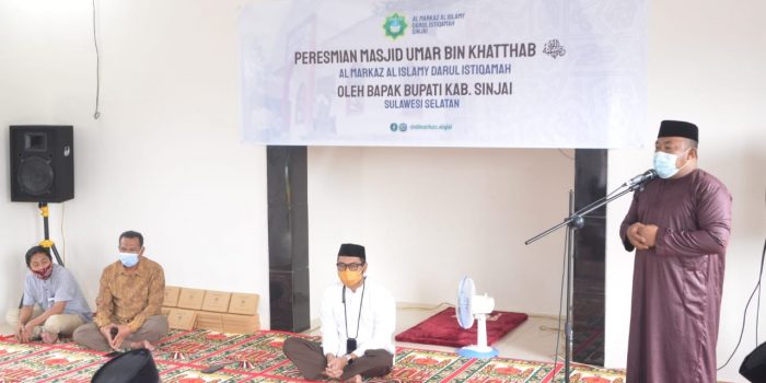 Bupati ASA Resmikan Masjid Umar Bin Khattab Al-Markaz Al-Islami Darul Istiqamah Sinjai