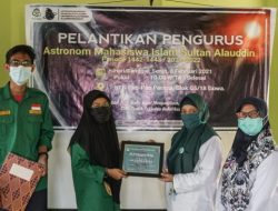 Pengurus Baru Astromahisa Mahasiswa Islam Sultan Alauddin Makassar Resmi Dilantik