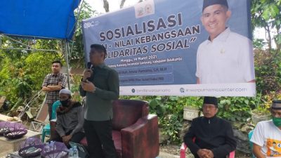 Andi Anwar Purnomo Anggota DPRD Sulsel Gelar Sosialisasi Nilai Kebangsaan di Benteng Malewang