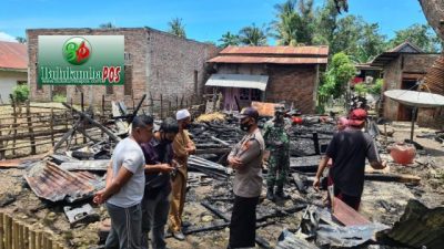 BreakingNews; Satu Rumah di Bonto Masila Habis Dilalap Si Jago Merah