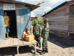 Dandim 1411/Bulukumba Beri Bantuan untuk Warga Kurang Mampu pada Dua Tempat Berbeda