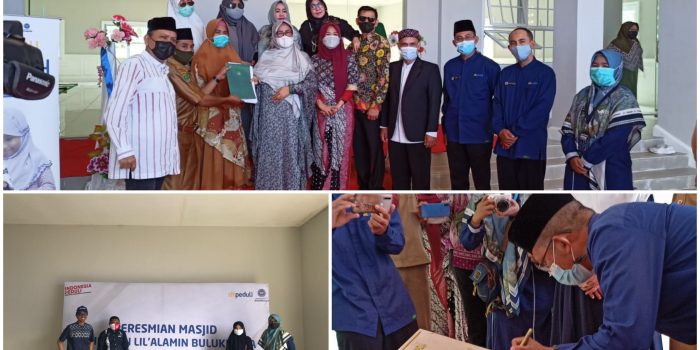 Masjid Rahmatan Lil Alamiin yang Dibangun oleh DT Peduli Diresmikan Jelang Ramadhan