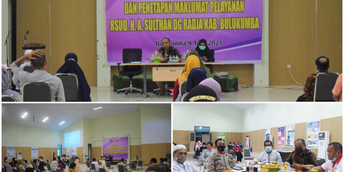 Manajemen RSUD Bulukumba Gelar Sosialisasi dan Penetapan Maklumat Pelayanan