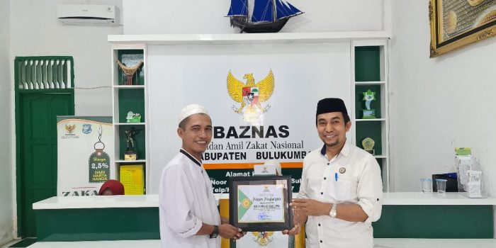 Kerjasama Dakwah Media di RCA, BAZNas Beri Piagam Penghargaan untuk MDM Bulukumba