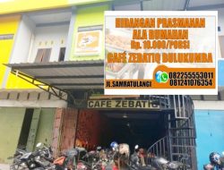 Tak Hanya Kopi Khas, Cafe Zebatiq Kini Siapkan Makanan Prasmanan Ala Rumahan