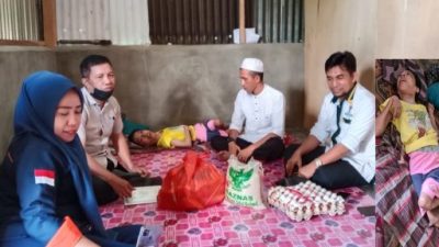 Peduli Sesama; BAZNas dan PPDI Bulukumba Kunjungi Hadina, Disabilitas dengan Cacat Ganda