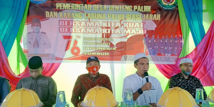 Pengajian Bersama Dai Muda dalam Pembukaan Semarak HUT RI Desa Benteng Palioi