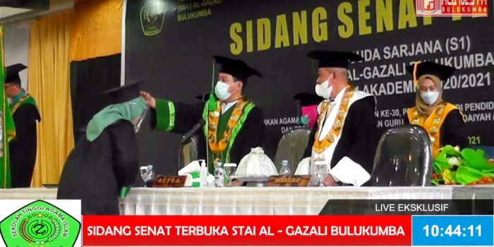 2021, STAI Al-Gazali Bulukumba Wisuda 282 Sarjana PAI, PAUD dan PGMI