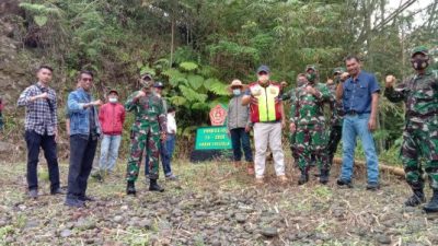 Dandim 1411/Blk Dampingi Tim Wasev Sterad Tinjau Hasil TMMD 109 TA. 2020 di Kindang