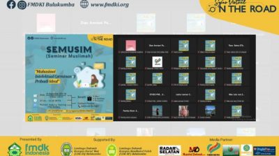 Ratusan Peserta Ikuti Seminar Muslimah FMDKI Daerah Bulukumba via Virtual