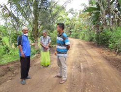 Perbaiki Jalan Rusak, Warga Bulu Tanah Sinjai; Terima Kasih Pak Bupati