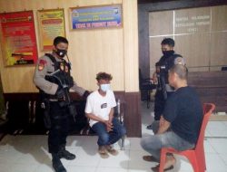 Kedapatan Bawa Parang, Seorang Pria  Dibekuk Polisi yang Sedang Patroli