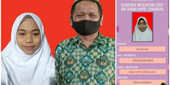 Siswi MAS Guppi Gunung Jati Wakili Rayon Sulawesi pada Olimpiade Matematika di UIN Surabaya