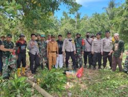 Sinergitas TNI, Polri dan Masyarakat dalam Kerja Bakti Perintisan Pesantren di Bontomacinna