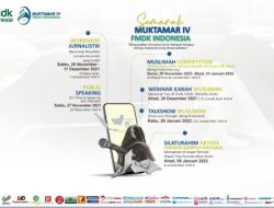 Sambut Muktamar IV, FMDKI akan Gelar 6 Kegiatan, Ini Jadwalnya