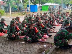 100 Personil TNI Kodim 1411 Bulukumba Gelar Karya Bakti Latnis Ter di Desa Bontomacinna