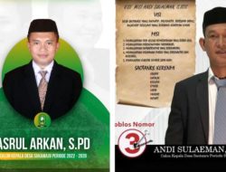 Ucapan Selamat Buat Arkan Asrul dan Andi Sulaeman Menangkan Pilkades Sukamaju dan Saotanre Sinjai