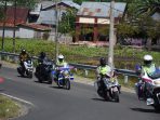 Naik Sepeda Motor, Kapolres Pimpin Patroli di Kawasan Wisata Pantai Bira Bulukumba