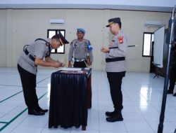 Kapolres Pimpin Upacara Sertijab Empat Perwira Polres Bulukumba