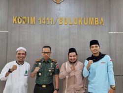 Pengurus Majelis Dai Muda Silaturahim dengan Dandim 1411 Bulukumba, Ini yang Dibicarakan