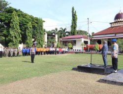 Siap Siaga Hadapi Cuaca Ekstrim, Polres Bulukumba Gelar Apel Penanganan Bencana Alam