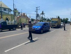 Support Pelaksanaan Ibadah, Polwan Polres Bulukumba Gelar PAM Jelang Shalat Jumat