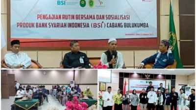 Pengadilan Negeri Bulukumba Adakan Pengajian Bersama Dai Muda dan Sosialisasi Produk BSI