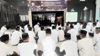 Ratusan Warga Hadiri Istighosah dalam Rangka Isra Mikraj Via Virtual di Kodim 1411 Bulukumba