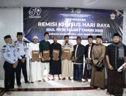 313 Warga Binaan LAPAS Bulukumba Terima Remisi Khusus Idul Fitri 1444 H/2023 M