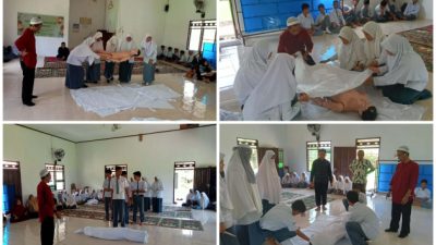 Amaliah Ramadhan, Guru dan Siswa MA Guppi Gunung Jati Ikuti Praktik Penyelenggaraan Jenazah