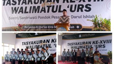 Wisuda 32 Santri Penghafal Alquran di Darul Islah, Muzayyin Arif; Mari Lahirkan Generasi Hafidz Quran