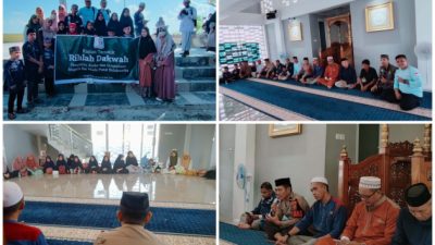 Bersama Satbinmas Polres, Pengurus Majelis Dai Muda Gelar Pengajian di Masjid Terapung Tanjung Bira