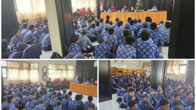 Ratusan Siswa MTsN 1 Bulukumba Ikuti BRUS Bersama Kepala KUA Gantarang