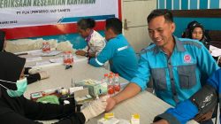 Dukung Bulan K3 Nasional, PLN ULP Tanete Gandeng Puskesmas Tanete Gelar Medical Check Up