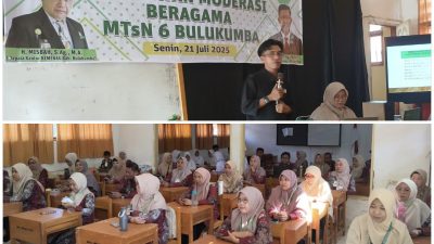 Libatkan Tokoh Agama, MTsN 6 Bulukumba Adakan Penguatan Moderasi Beragama