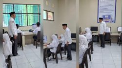 Pelaksanaan ANBK di MTsN 1 Bulukumba Dipantau Pengawas Madrasah