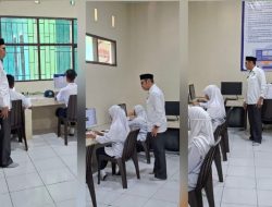 Pelaksanaan ANBK di MTsN 1 Bulukumba Dipantau Pengawas Madrasah