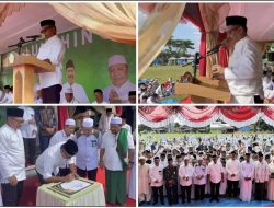 Bersama Kakanwil Kemenag, Bupati Launching Program Khatmil Quran Per Pekan Bertempat di Lapangan Bontomacinna