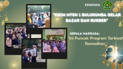 OSIM MTsN 1 Bulukumba Gelar Bazar dan Bukber, Kamad; Puncak Program Tarbiyah Ramadan