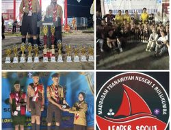 Selamat! Tim Leader Scout MTsN 1 Bulukumba Raih Juara Umum 2 PA dan PI pada Founder Competition di Takalar