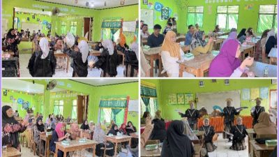Para Ayah Hadiri Langsung Penerimaan Rapor Hasil Belajar MA Gunung Jati