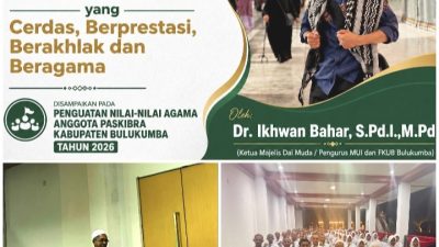 Ketua Majelis Dai Muda Sampaikan Materi Keagamaan untuk Calon Paskibraka Kabupaten Bulukumba